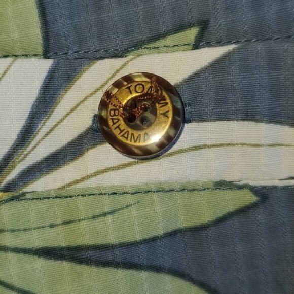 Tommy Bahama 100% Nylon Cinched Closure Pocketed‎ Sz. M Board Shorts Swim Trunks - Picture 8 of 13